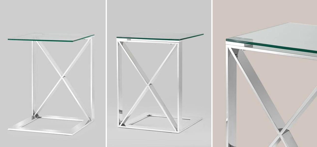 Стол приставной Lanzheron Collection Silver - фото