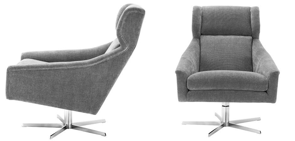 Кресло Eichholtz Swivel Chair Nara Кресло Eichholtz Swivel Chair Nara - Loft-Concept в Твери