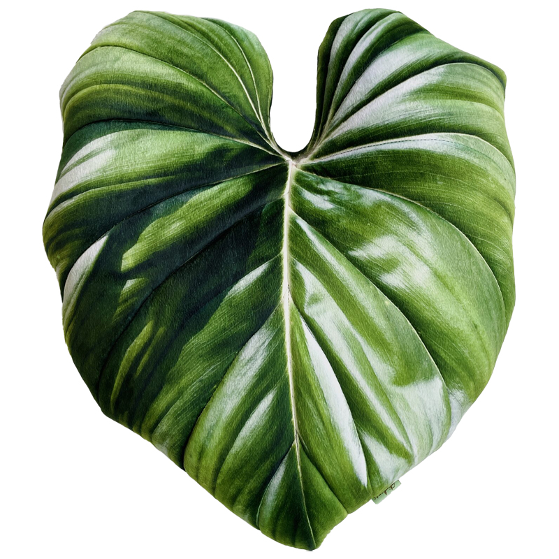 Декоративная подушка Botanical Cushion Philodendron Зеленый Декоративная подушка Botanical Cushion Philodendron Зеленый в Твери | Loft Concept