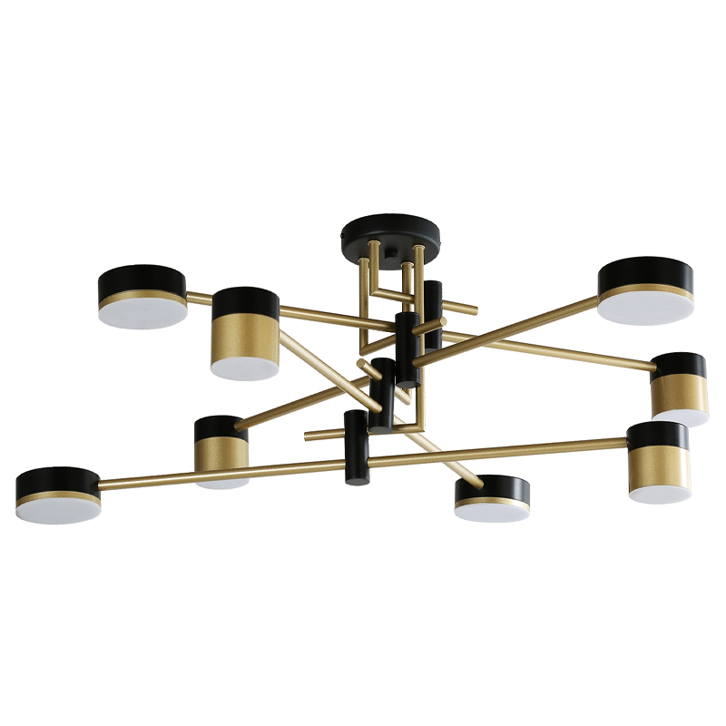 Светодиодная люстра Maxine Light 8 ламп Белый Золотой Черный Светодиодная люстра Maxine Light 8 ламп Белый Золотой Черный в Твери | Loft Concept