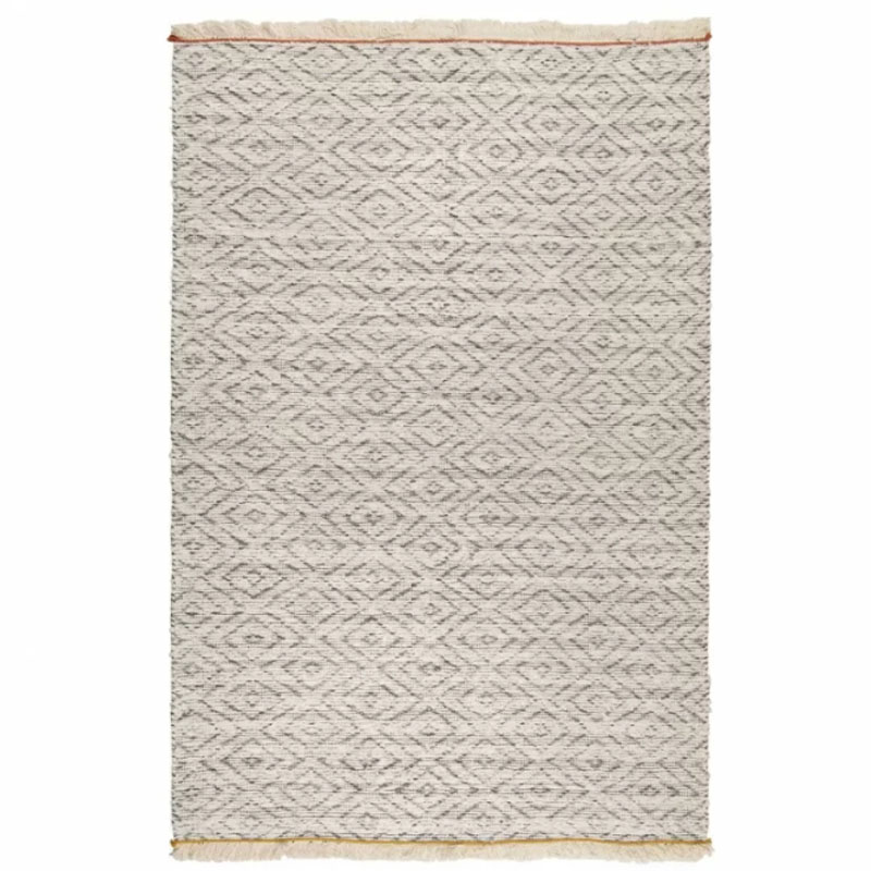 Ковер Mainyas Carpet 100% хлопок Белый Синий Ковер Mainyas Carpet 100% хлопок Белый Синий в Твери | Loft Concept