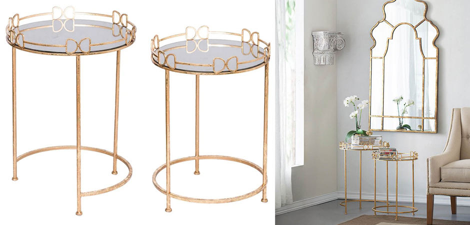 Приставной столик Round Table gold Приставной столик Round Table gold - Loft-Concept в Твери