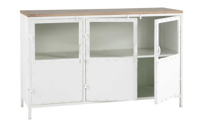 Буфет в стиле Лофт белый Industrial Rust Bleached Chest Буфет в стиле Лофт белый Industrial Rust Bleached Chest - Loft-Concept в Твери