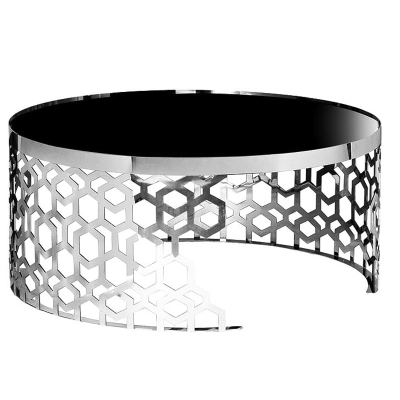 Кофейный стол Yen Geometry Table Silver 90 Серебряный Черный Кофейный стол Yen Geometry Table Silver 90 Серебряный Черный в Твери | Loft Concept