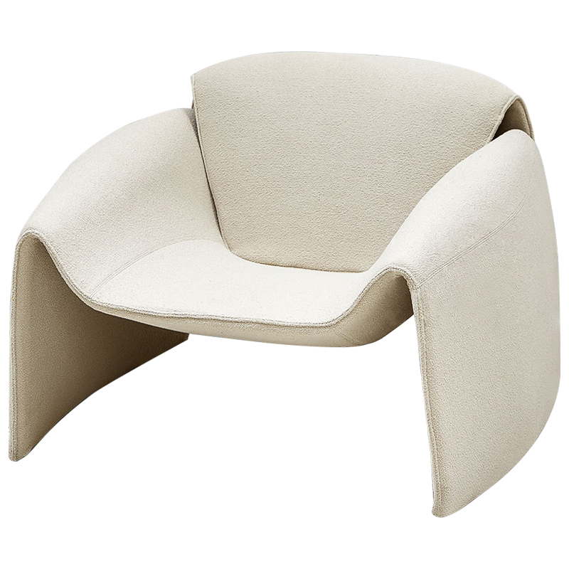 Кресло бежевое в стиле минимализм Chani Beige Armchair Бежевый Кресло бежевое в стиле минимализм Chani Beige Armchair Бежевый в Твери | Loft Concept