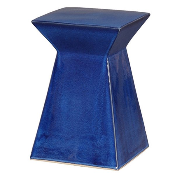 Керамический табурет Upright Garden Stool - Blue Синий Керамический табурет Upright Garden Stool - Blue Синий в Твери | Loft Concept