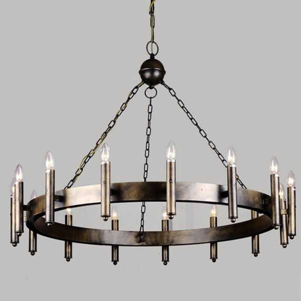 Люстра Loft Castle Chandelier 15 Металлик винтаж Люстра Loft Castle Chandelier 15 Металлик винтаж в Твери | Loft Concept
