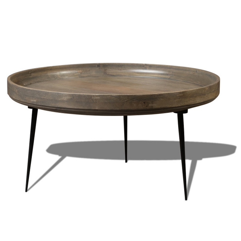 Кофейный стол Davidson Coffee Table platinum 40 Серый Черный Кофейный стол Davidson Coffee Table platinum 40 Серый Черный в Твери | Loft Concept