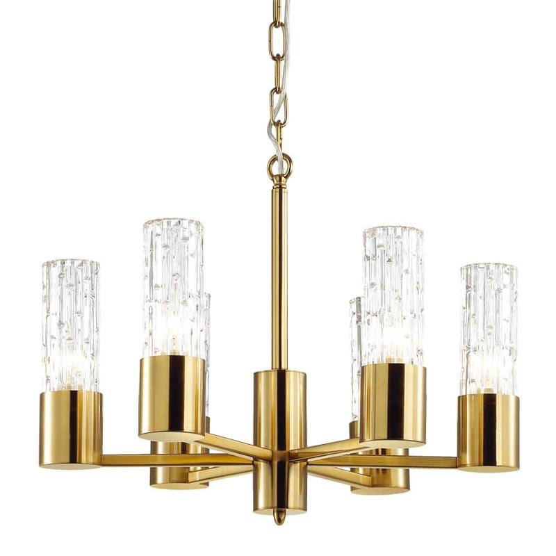 Люстра Lorinda Chandelier Прозрачный (Transparent) Золотой Люстра Lorinda Chandelier Прозрачный (Transparent) Золотой в Твери | Loft Concept