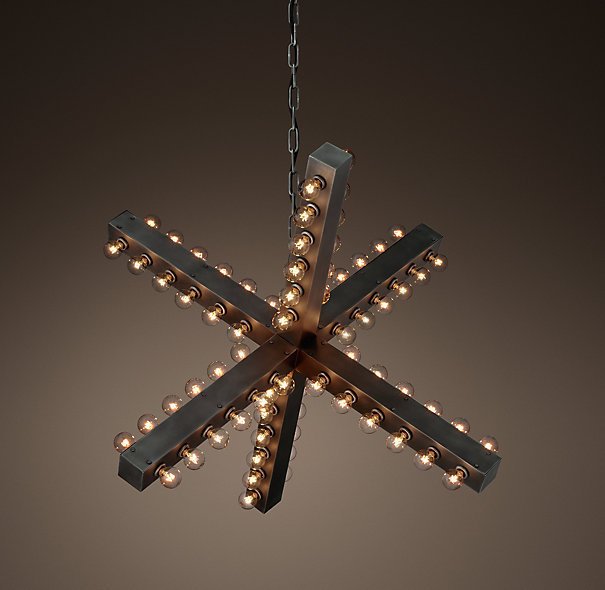 Люстра Nero Chandelier 97 Черный Люстра Nero Chandelier 97 Черный в Твери | Loft Concept