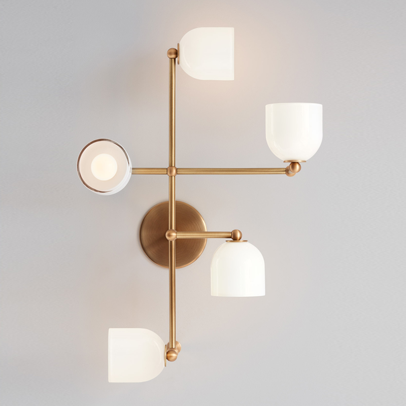 Бра Edie Sconce white Латунь Белый Бра Edie Sconce white Латунь Белый в Твери | Loft Concept