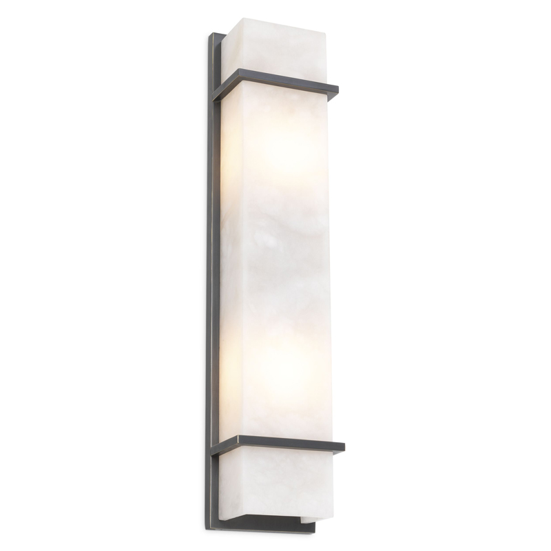 Бра Eichholtz Wall Lamp Spike L Темная бронза Белый Бра Eichholtz Wall Lamp Spike L Темная бронза Белый в Твери | Loft Concept