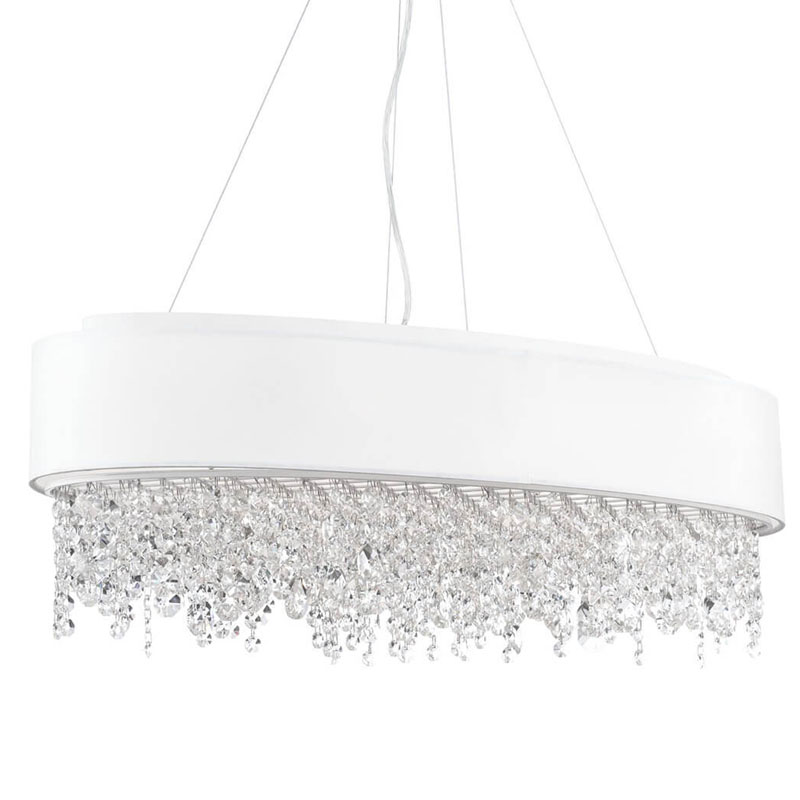 Люстра Maurin Diamond Rain Chandelier Белый Люстра Maurin Diamond Rain Chandelier Белый в Твери | Loft Concept