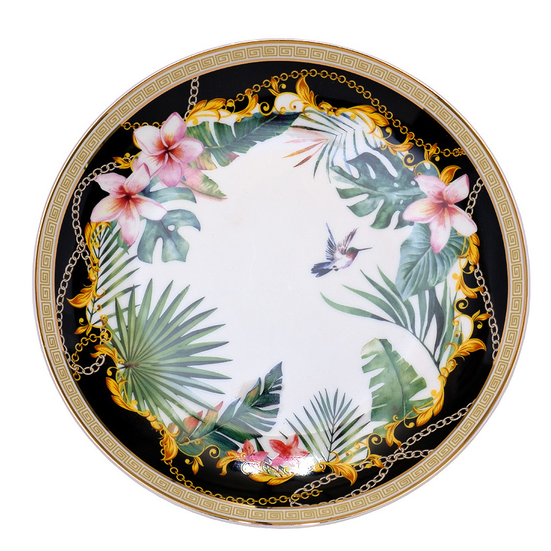 Тарелка TROPICS Plants Colibri Мульти Тарелка TROPICS Plants Colibri Мульти в Твери | Loft Concept