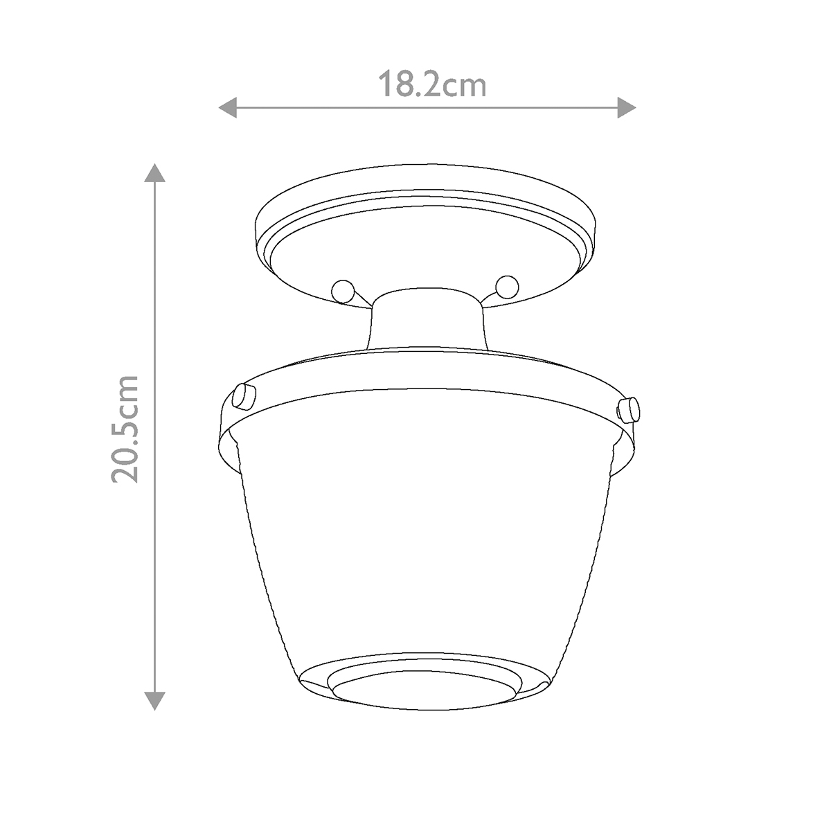Потолочный светильник для ванных комнат с плафоном из прессованного фактурного стекла Quoizel в Твери