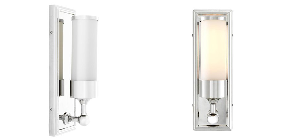 Бра Eichholtz Wall Lamp Valentine Nickel Бра Eichholtz Wall Lamp Valentine Nickel - Loft-Concept в Твери