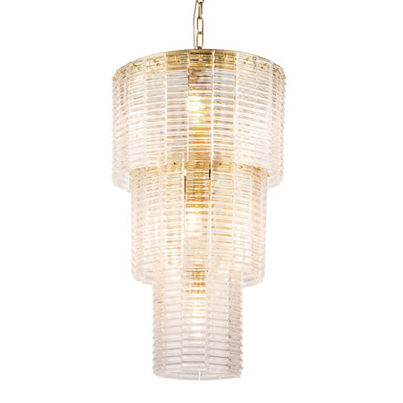 Люстра Branwen Chandelier 41 Золотой Прозрачный Люстра Branwen Chandelier 41 Золотой Прозрачный в Твери | Loft Concept