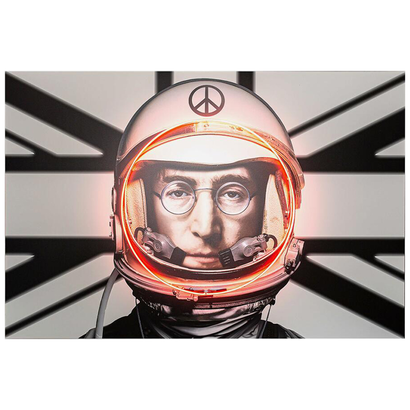 Дизайнерский Неоновый Постер Джон Леннон в Скафандре Lennon Astronaut Мульти Черный Белый Дизайнерский Неоновый Постер Джон Леннон в Скафандре Lennon Astronaut Мульти Черный Белый в Твери | Loft Concept