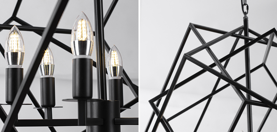Люстра Cubist Small Chandelier Black Люстра Cubist Small Chandelier Black - Loft-Concept в Твери