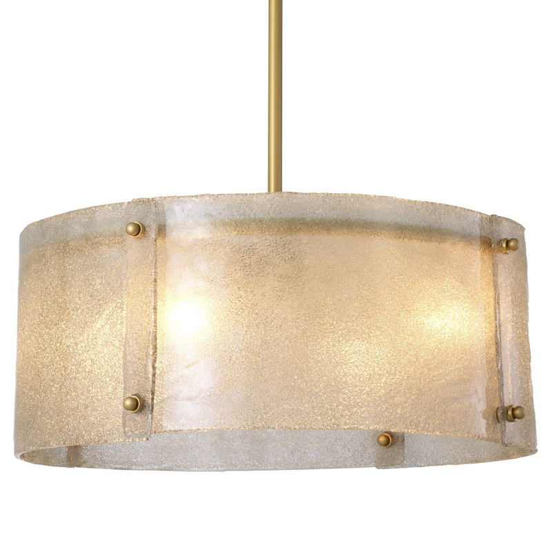 Люстра Eichholtz Chandelier Chiara Латунь Античная полированная Стекло Смок Люстра Eichholtz Chandelier Chiara Латунь Античная полированная Стекло Смок в Твери | Loft Concept