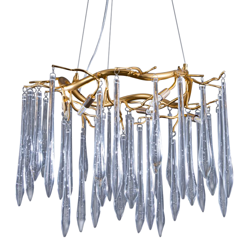 Хрустальная Люстра Whisper Rain Gold Золотой Хрустальная Люстра Whisper Rain Gold Золотой в Твери | Loft Concept