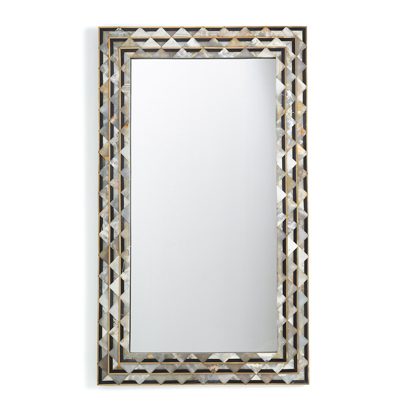 Зеркало Mirror Inlaid Stones Черный Зеркало Mirror Inlaid Stones Черный в Твери | Loft Concept