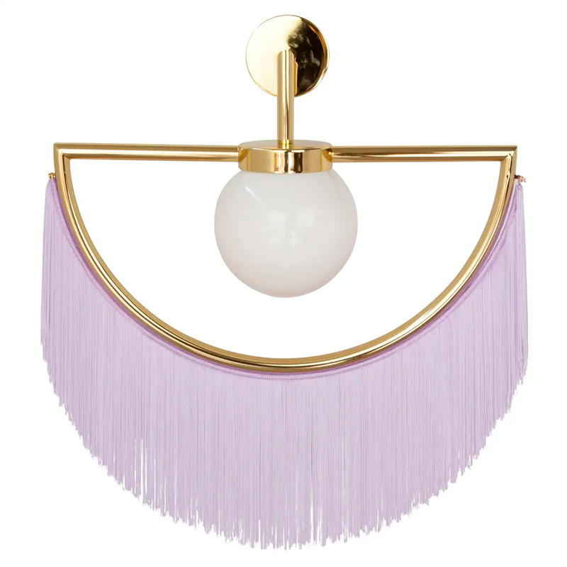 Бра Wink Wall Lamp by Masquespacio for Houtique Lila Золотой Сиреневый Бра Wink Wall Lamp by Masquespacio for Houtique Lila Золотой Сиреневый в Твери | Loft Concept