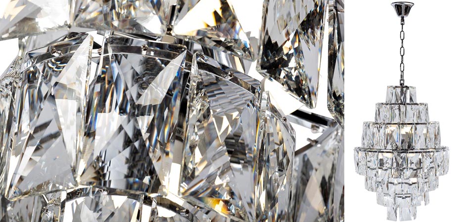 Люстра Tiers Crystal Light Chandelier 16 Люстра Tiers Crystal Light Chandelier 16 - Loft-Concept в Твери