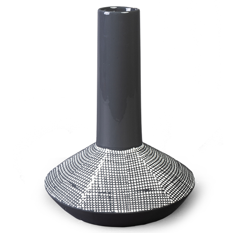 Ваза Liko Vase Черно-белый Ваза Liko Vase Черно-белый в Твери | Loft Concept