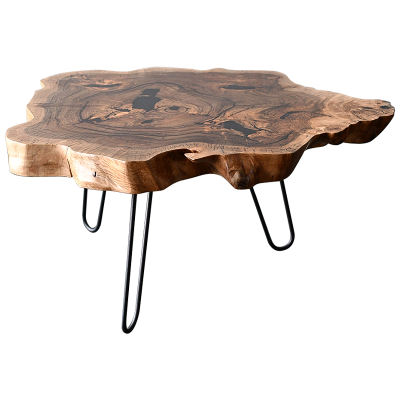 Кофейный стол Rohan Industrial Metal Rust Coffee Table Коричневый Черный Кофейный стол Rohan Industrial Metal Rust Coffee Table Коричневый Черный в Твери | Loft Concept