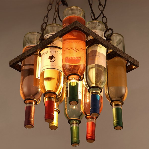 Люстра Bottle Bar Square Коричневый Люстра Bottle Bar Square Коричневый в Твери | Loft Concept
