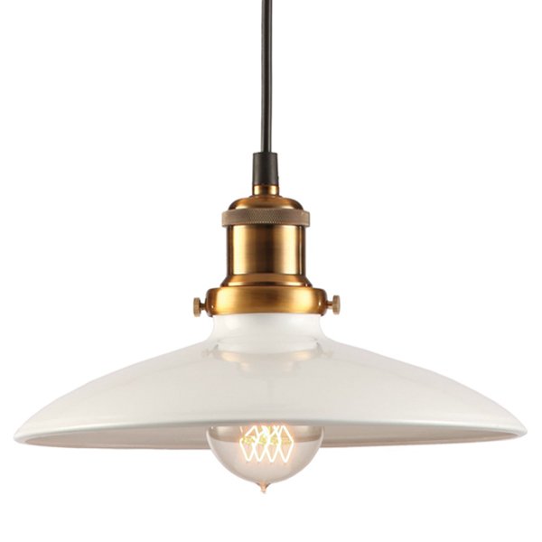 Подвесной светильник Loft Industrial White Bronze Бронза Белый Подвесной светильник Loft Industrial White Bronze Бронза Белый в Твери | Loft Concept