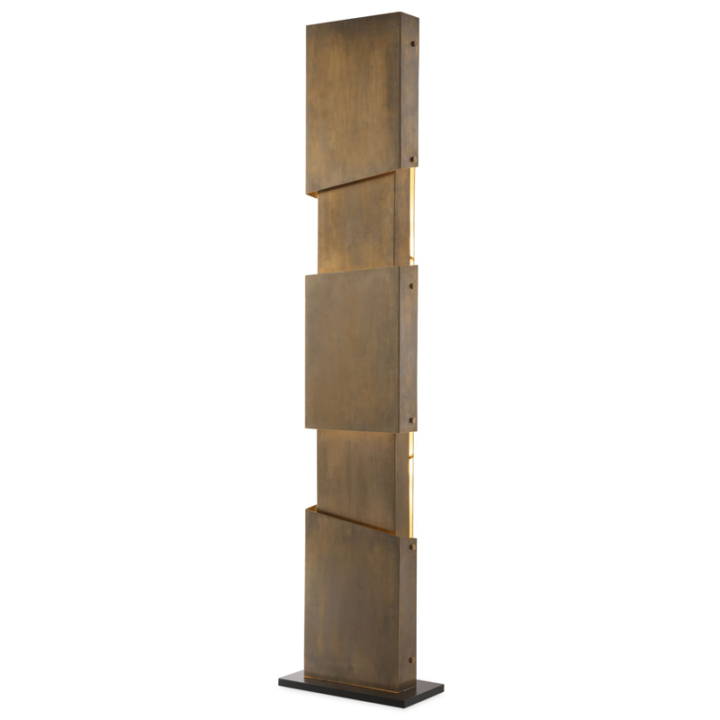 Торшер Eichholtz Floor Lamp Shadow Винтажная латунь Торшер Eichholtz Floor Lamp Shadow Винтажная латунь в Твери | Loft Concept