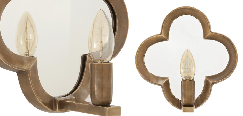 Бра Eichholtz Wall Lamp West Lake Brass - Loft-Concept в Твери