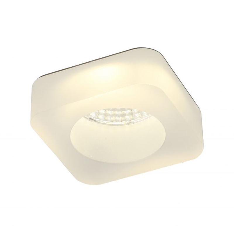 Квадратный светодиодный спот Embedded Light White Белый Квадратный светодиодный спот Embedded Light White Белый в Твери | Loft Concept