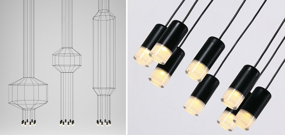 Люстра Wireflow Chandelier 0374 Suspension lamp Люстра Wireflow Chandelier 0374 Suspension lamp - Loft-Concept в Твери