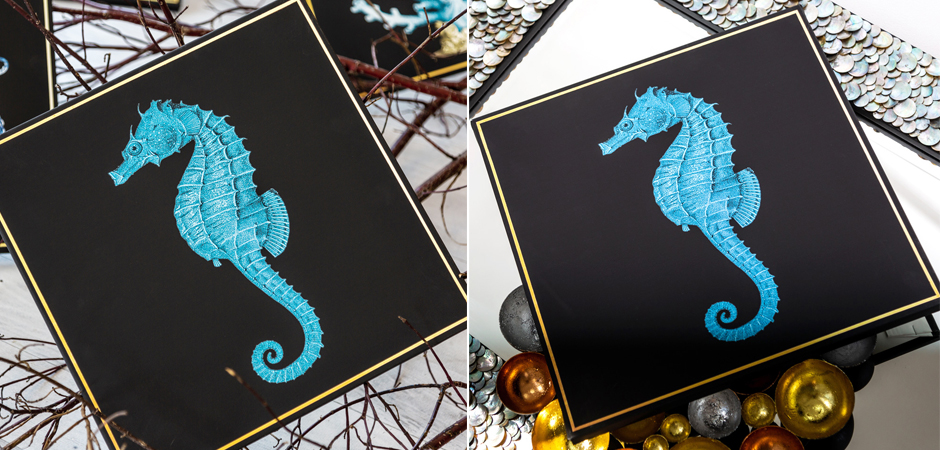 Постер Blue Sea Horse Poster Постер Blue Sea Horse Poster - Loft-Concept в Твери