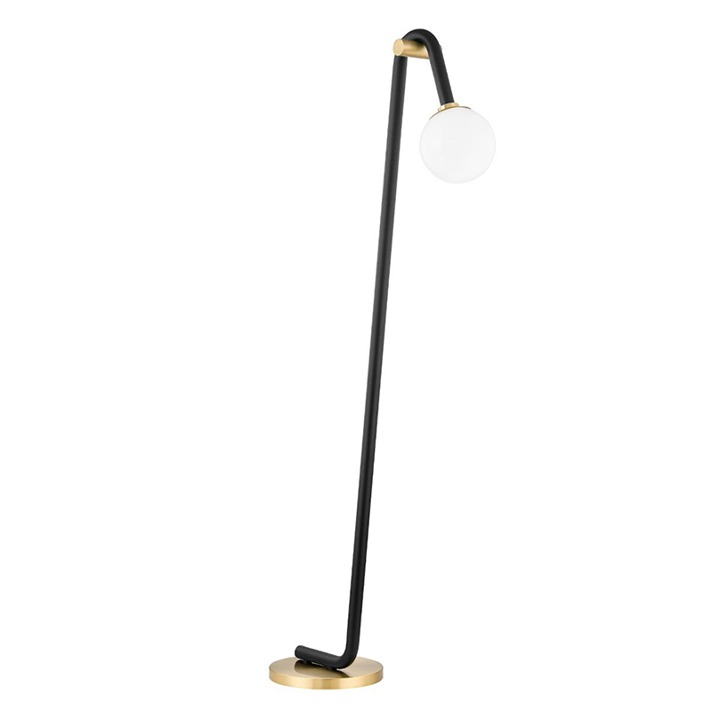Торшер Paulson floppy floor lamp gold Черный Золотой Торшер Paulson floppy floor lamp gold Черный Золотой в Твери | Loft Concept