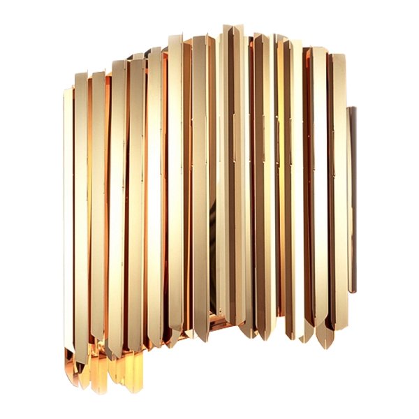 Бра Grace Lightning Facet Wall Lamp Глянцевое золото Бра Grace Lightning Facet Wall Lamp Глянцевое золото в Твери | Loft Concept