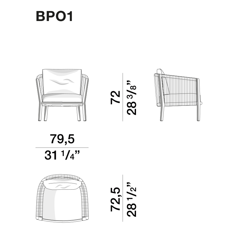 Дизайнерское уличное кресло из массива дерева с веревочной спинкой BOBOLI Armchair Дизайнерское уличное кресло из массива дерева с веревочной спинкой BOBOLI Armchair в Твери