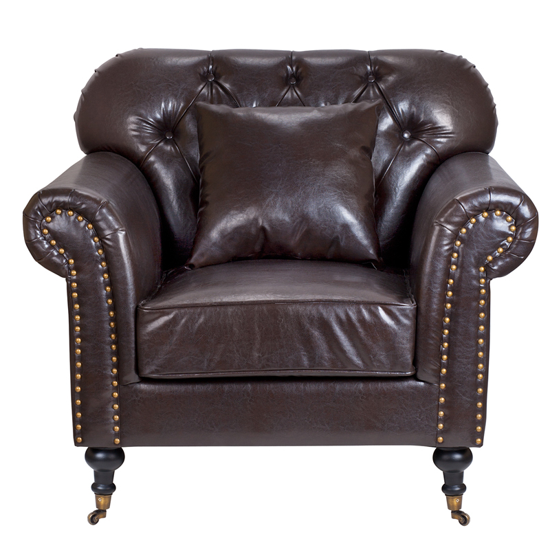 Кресло Taddeo Armchair brown Коричневый в Твери | Loft Concept 