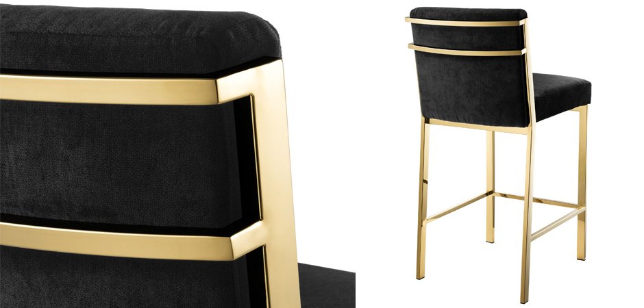 Полубарный стул Eichholtz Counter Stool Scott Gold Полубарный стул Eichholtz Counter Stool Scott Gold - Loft-Concept в Твери