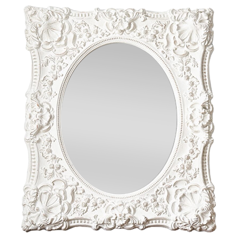 Зеркало Olivares Mirror Белый винтажная патина Зеркало Olivares Mirror Белый винтажная патина в Твери | Loft Concept
