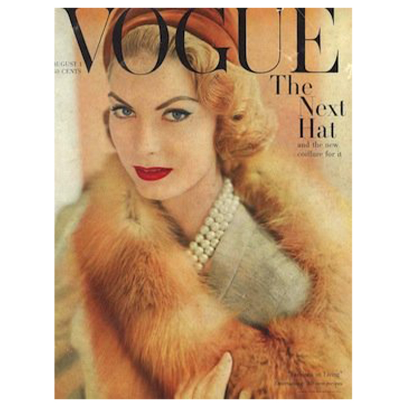 Постер Vogue Cover 1957 August Постер Vogue Cover 1957 August в Твери | Loft Concept