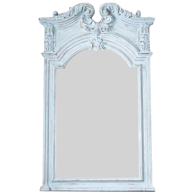 Зеркало Lupescu Mirror Pastel Blue Винтажный голубой Зеркало Lupescu Mirror Pastel Blue Винтажный голубой в Твери | Loft Concept