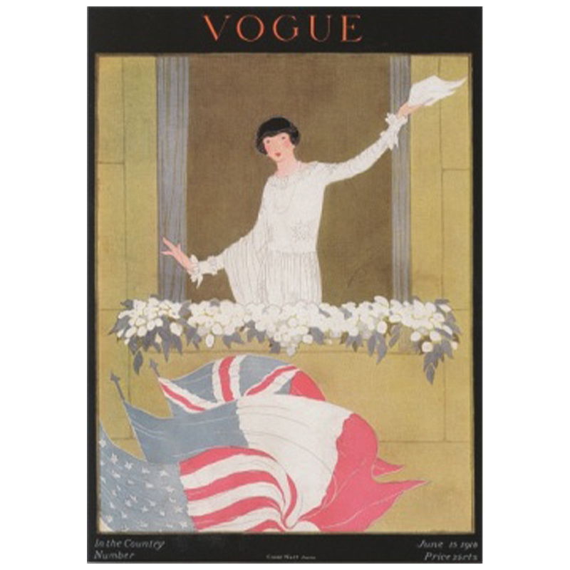 Постер Vogue Cover 1918 June Постер Vogue Cover 1918 June в Твери | Loft Concept