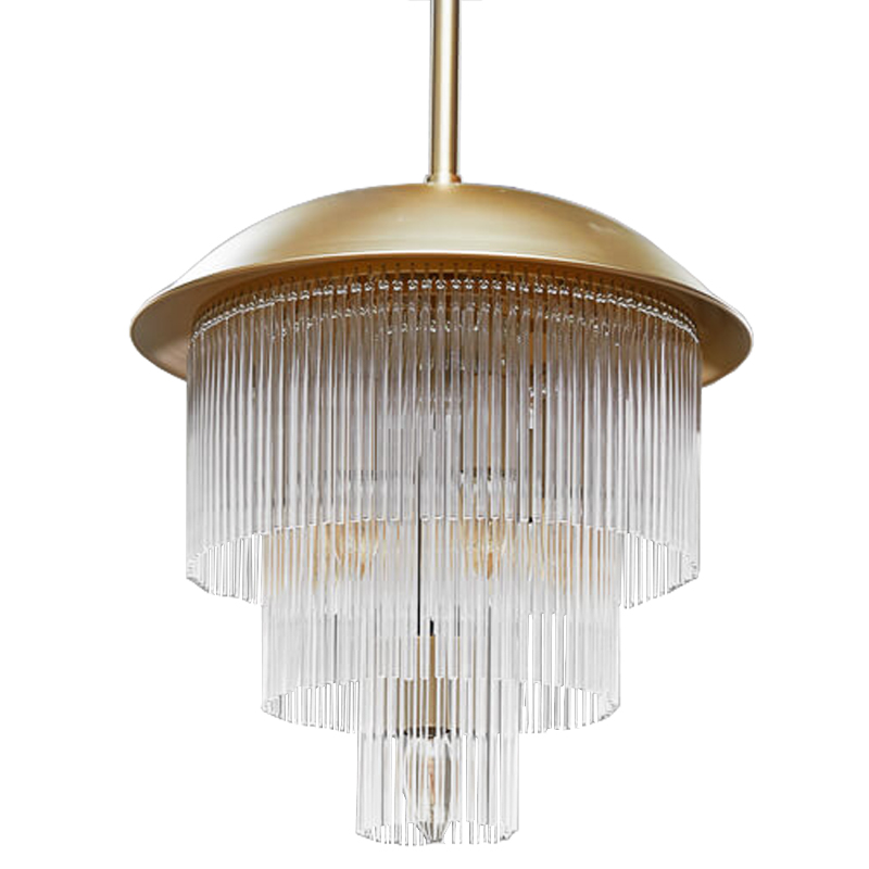 Люстра Fleming Chandeliers Золотой Прозрачный Люстра Fleming Chandeliers Золотой Прозрачный в Твери | Loft Concept