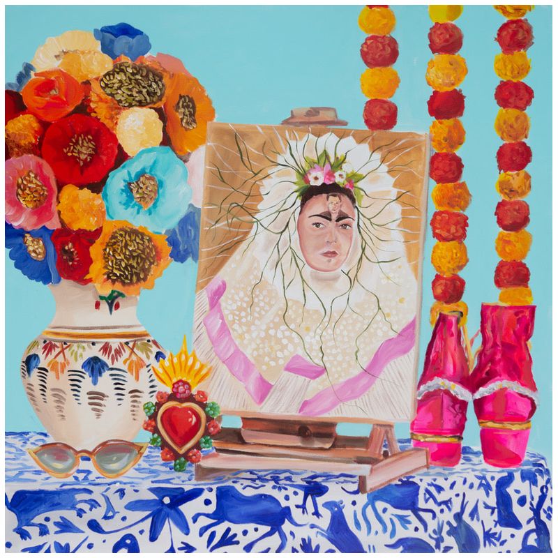 Картина Frida Kahlo - In Her Shoes Мульти Картина Frida Kahlo - In Her Shoes Мульти в Твери | Loft Concept