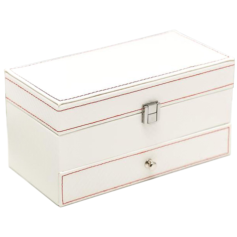 Шкатулка Alva Jewerly Organizer Box Белый Шкатулка Alva Jewerly Organizer Box Белый в Твери | Loft Concept