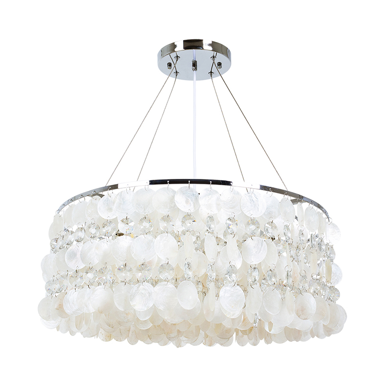Люстра Snow White Abelie 8 Серебряный Белый Люстра Snow White Abelie 8 Серебряный Белый в Твери | Loft Concept